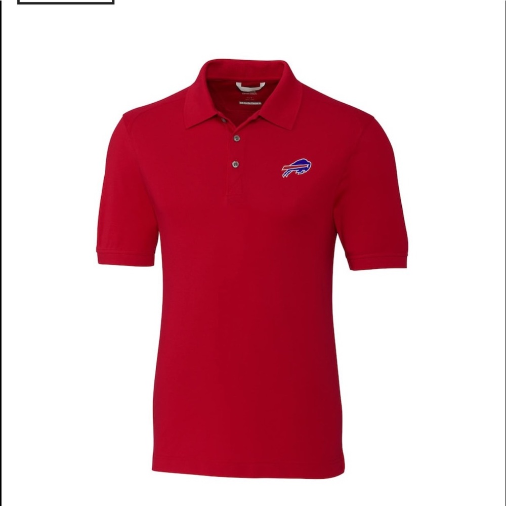 SOLD !!!!!!!!!  Buffalo Bills Cutter and Buck mens polo. Brand New